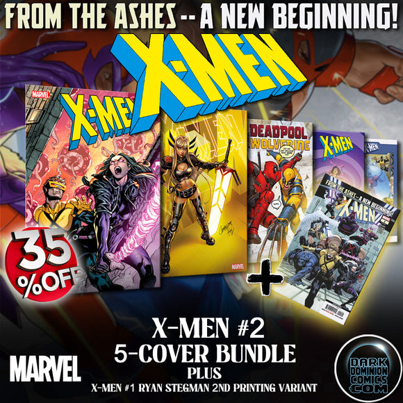 X-MEN #2 (6-COPY BUNDLE – INCLUDES X-MEN #1 2ND PRINT) (EST 08/14/2024)