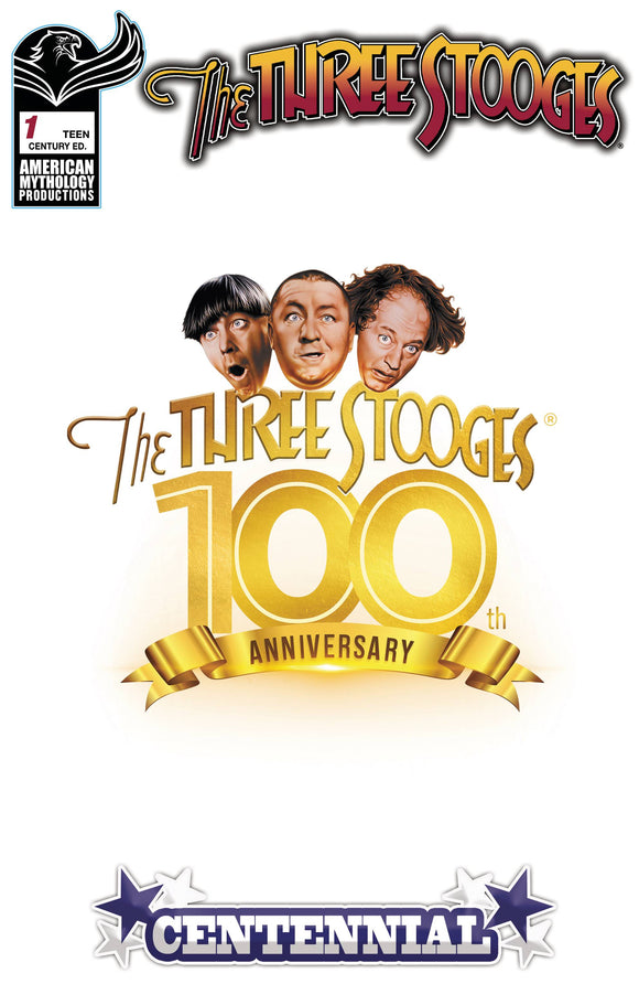 THREE STOOGES CENTENNIAL #1 CVR E 1/100 CENTURY EDITION (NOTE: allocations may occur) (EST 04/17/2024)