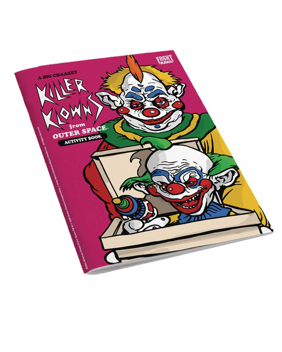 KILLER KLOWNS FROM OUTER SPACE ACTIVITY BOOK BY FRIGHT RAGS (NET) (EST 07/31/2024)