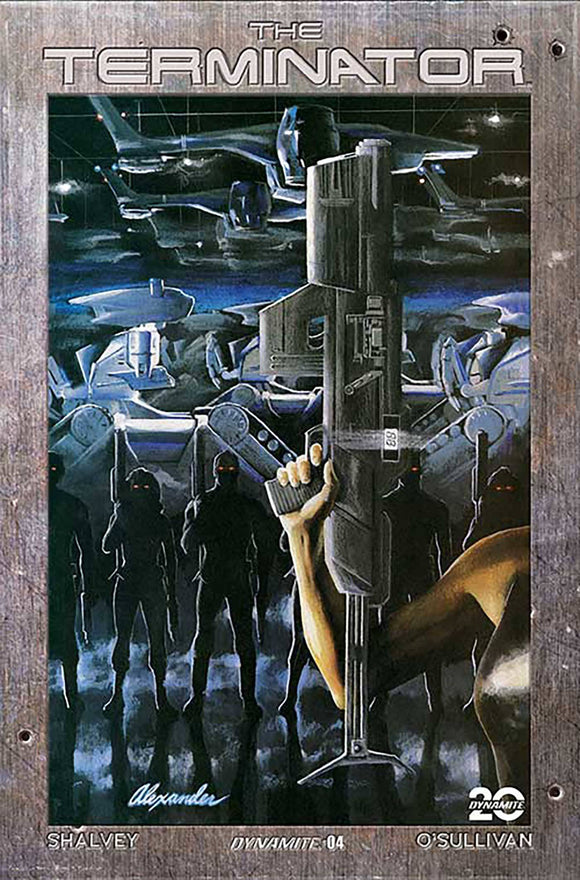 TERMINATOR #4 CVR P FOC ROSS BURNING EARTH ICON (EST 01/22/2025)