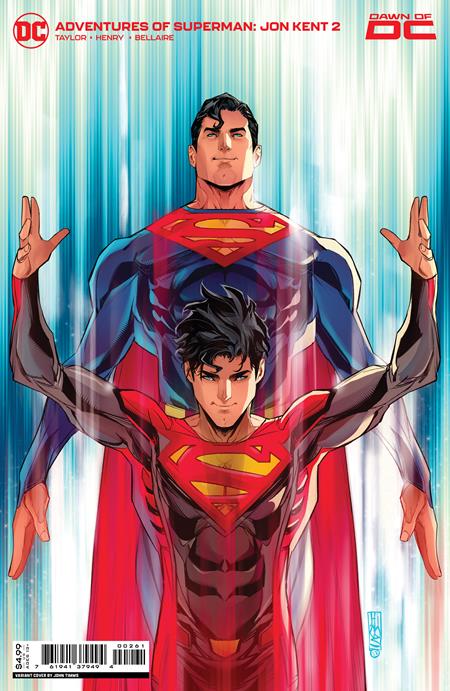 ADVENTURES OF SUPERMAN JON KENT #2 (OF 6) CVR D JOHN TIMMS SUPERMAN CARD STOCK VAR (04/04/2023)