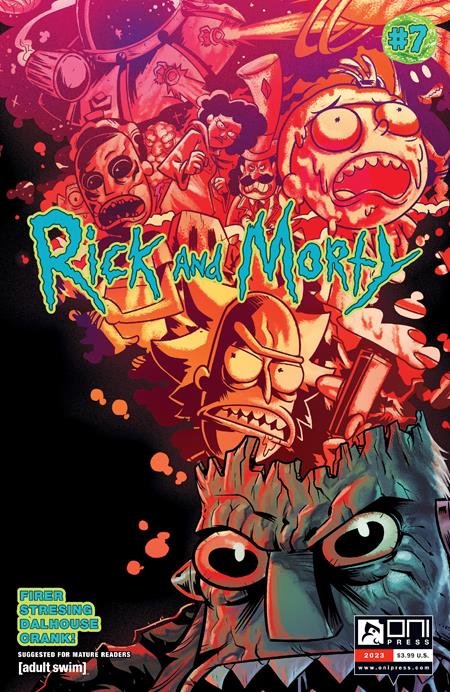 RICK AND MORTY #7 CVR A FRED C STRESING (MR) (07/25/2023)