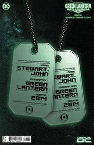 GREEN LANTERN WAR JOURNAL #1 CVR E JOHN STEWART GLOW-IN-THE-DARK DOG TAG CARD STOCK VAR (09/19/2023)