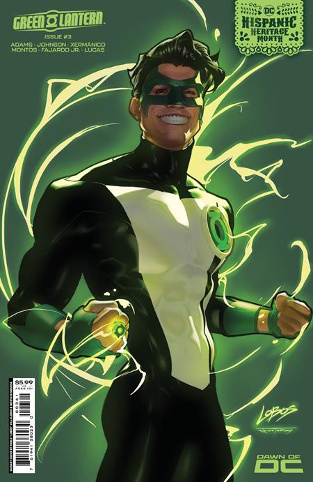 GREEN LANTERN #3 CVR D PABLO VILLALOBOS HISPANIC HERITAGE MONTH CARD STOCK VAR (09/12/2023)