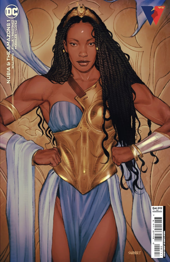 NUBIA AND THE AMAZONS #1 (OF 6) CVR D JOSHUA SWAY SWABY CARD STOCK VAR (10/19/2021)