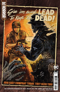 DC HORROR PRESENTS SGT ROCK VS THE ARMY OF THE DEAD #2 (OF 6) CVR B FRANCESCO FRANCAVILLA CARD STOCK VAR (MR) (10/25/2022)