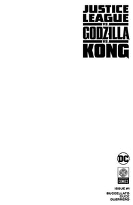 JUSTICE LEAGUE VS GODZILLA VS KONG #1 (OF 7) CVR D BLANK CARD STOCK VAR (10/17/2023)