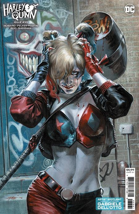 HARLEY QUINN #33 CVR C GABRIELE DELL OTTO ARTIST SPOTLIGHT CARD STOCK VAR (10/24/2023)