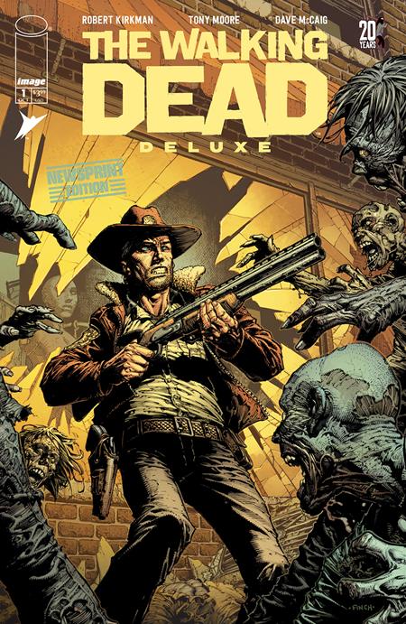 WALKING DEAD DELUXE #1 NEWSPRINT EDITION (ONE SHOT) DAVID FINCH AND DAVE MCCAIG (MR) (10/03/2023)