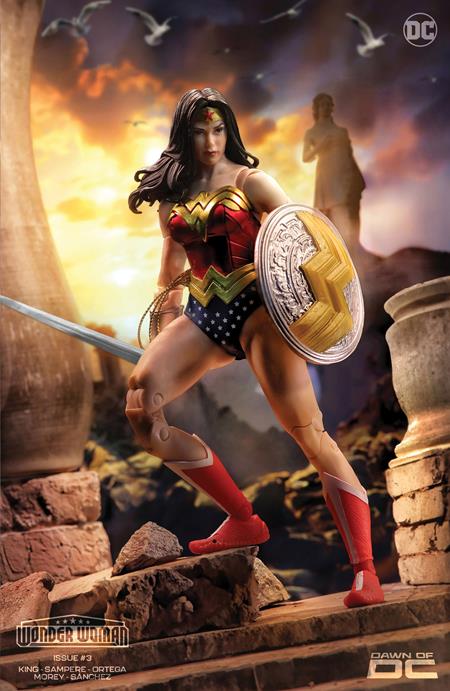 WONDER WOMAN #3 CVR E WONDER WOMAN MCFARLANE TOYS ACTION FIGURE CARD STOCK VAR (11/21/2023)