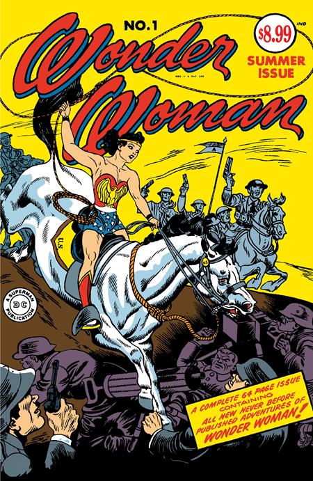 WONDER WOMAN #1 (1942) FACSIMILE EDITION CVR B HARRY G PETER FOIL VAR (11/07/2023)