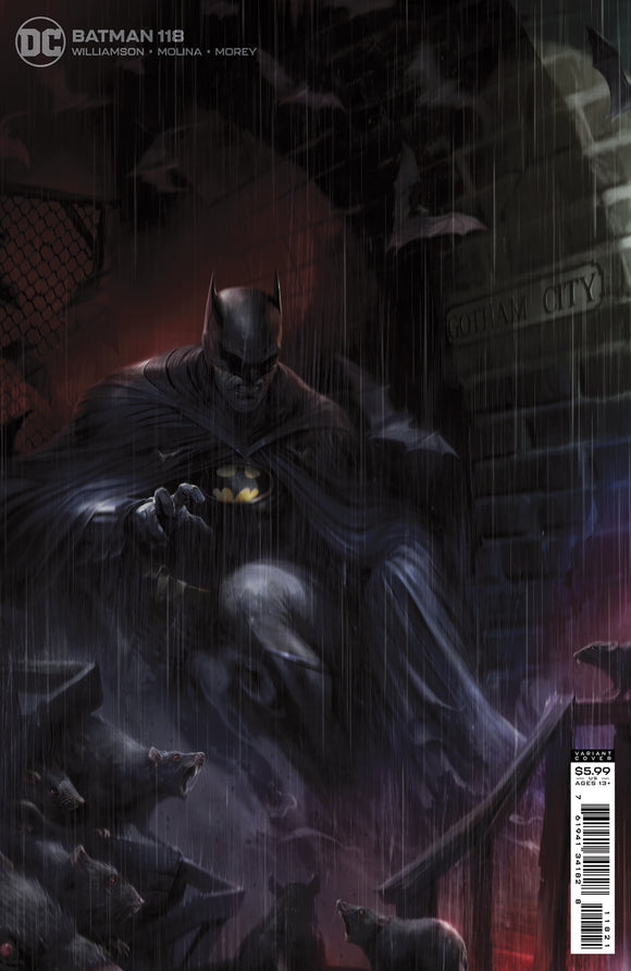 BATMAN #118 CVR B FRANCESCO MATTINA CARD STOCK VAR (12/7/2021)