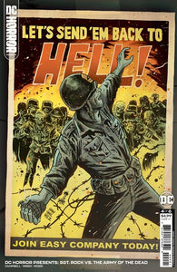 DC HORROR PRESENTS SGT ROCK VS THE ARMY OF THE DEAD #4 (OF 6) CVR B FRANCESCO FRANCAVILLA CARD STOCK VAR (MR) (12/27/2022)