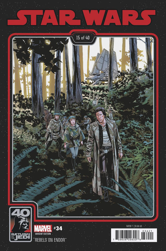 STAR WARS 34 CHRIS SPROUSE RETURN OF THE JEDI 40TH ANNIVERSARY VARIANT (05/03/2023)(Limit 1 Per Customer)