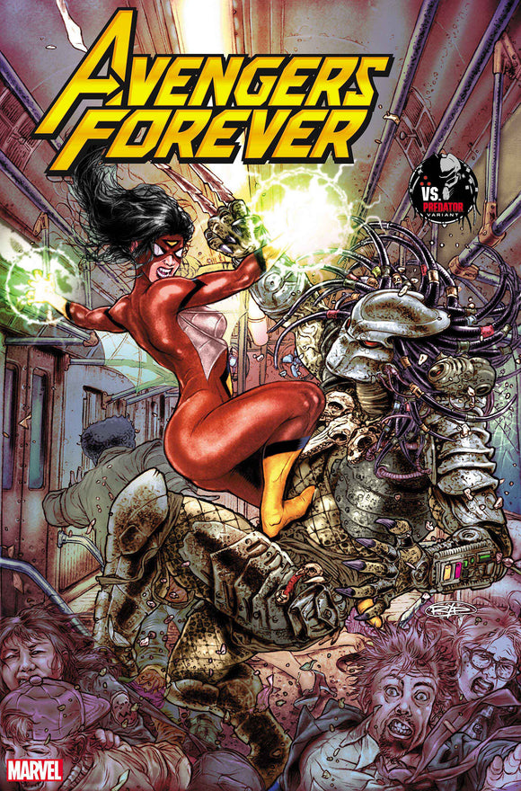 AVENGERS FOREVER 8 RYP PREDATOR VARIANT (08/24/2022)