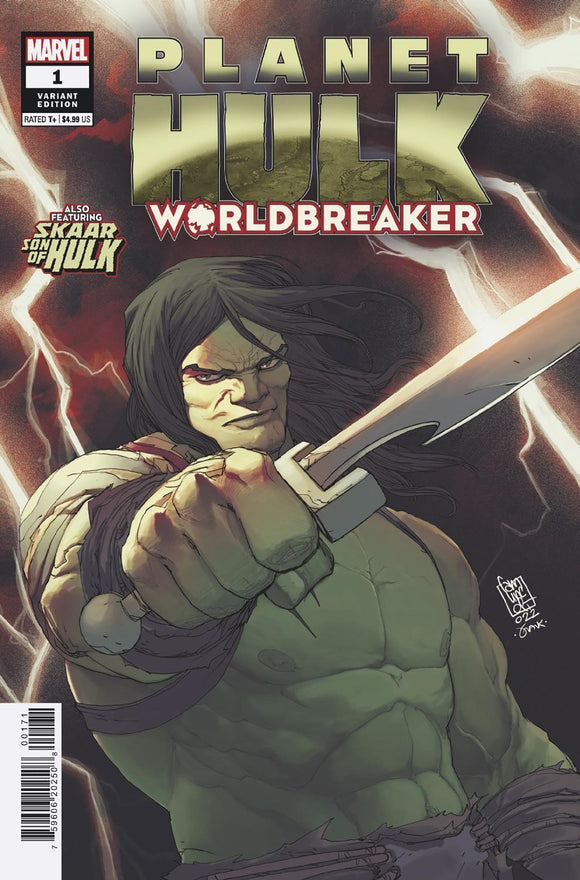 PLANET HULK: WORLDBREAKER 1 CAMUNCOLI SKAAR VARIANT (11/30/2022)