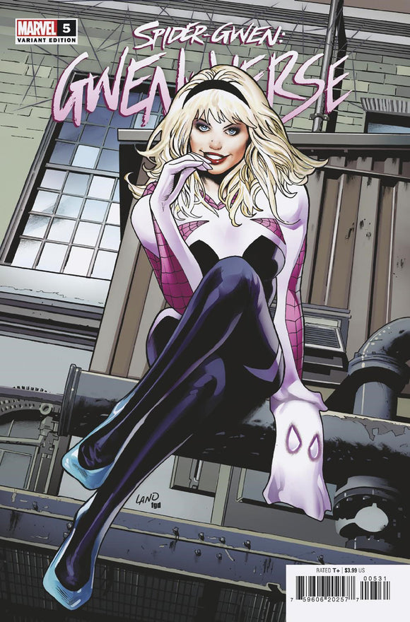 SPIDER-GWEN: GWENVERSE 5 LAND HOMAGE VARIANT (08/24/2022)