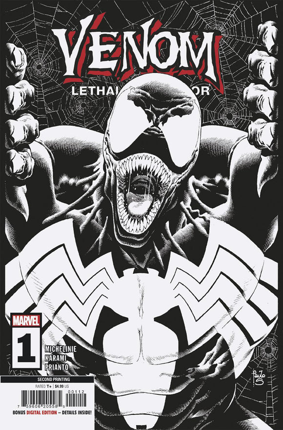 VENOM: LETHAL PROTECTOR II 1 PAULO SIQUEIRA 2ND PRINTING VARIANT (05/10/2023)