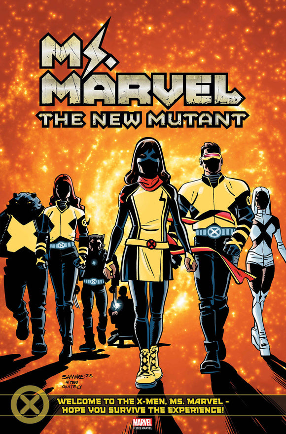 MS. MARVEL: THE NEW MUTANT 4 CHRIS SAMNEE TEAM HOMAGE VARIANT (11/29/2023)