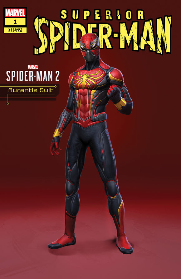 SUPERIOR SPIDER-MAN 1 AURANTIA SUIT MARVEL'S SPIDER-MAN 2 VARIANT (11/15/2023)