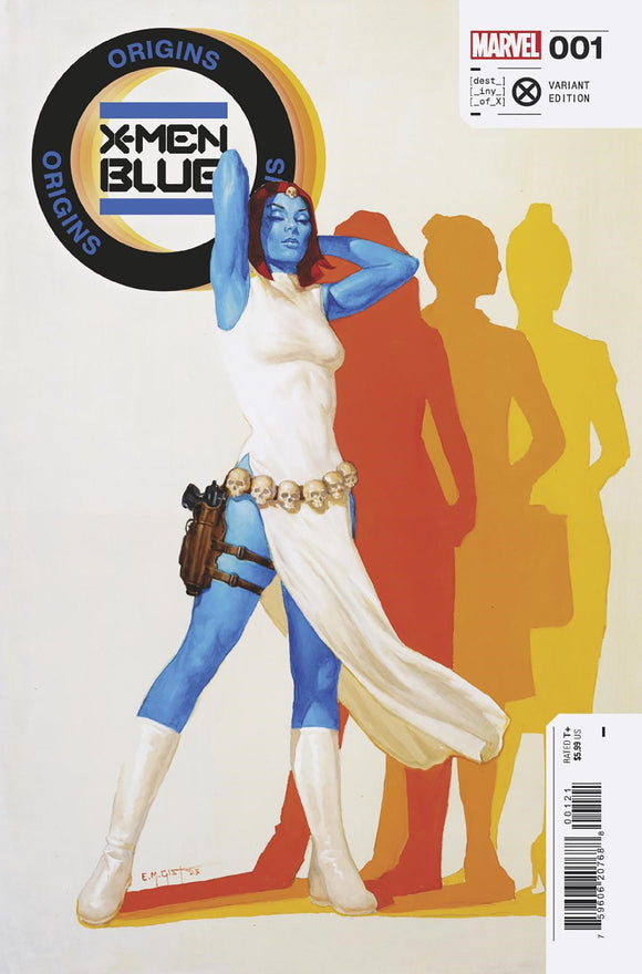 X-MEN BLUE: ORIGINS 1 E.M. GIST MYSTIQUE VARIANT (11/29/2023)(Limit 1 Per Customer)