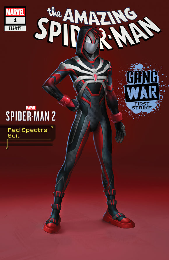 AMAZING SPIDER-MAN: GANG WAR FIRST STRIKE 1 RED SPECTRE SUIT MARVEL'S SPIDER-MAN 2 VARIANT [GW] (11/29/2023)