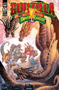 Godzilla Vs. The Mighty Morphin Power Rangers #5 Variant A (Williams II) (09/14/2022)