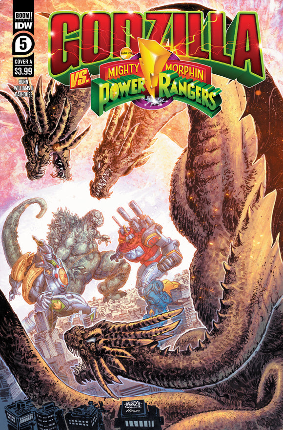 Godzilla Vs. The Mighty Morphin Power Rangers #5 Variant A (Williams II) (09/14/2022)