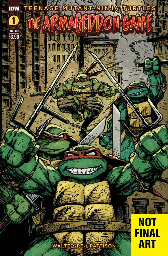 Teenage Mutant Ninja Turtles: The Armageddon Game #1 Variant B (Eastman) (09/28/2022)