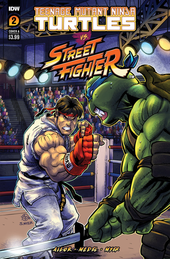 Teenage Mutant Ninja Turtles Vs. Street Fighter #2 Cover A (Medel) (07/19/2023)