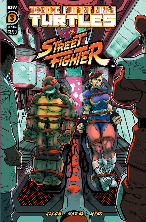 Teenage Mutant Ninja Turtles Vs. Street Fighter #3 Cover A (Medel) (08/30/2023)