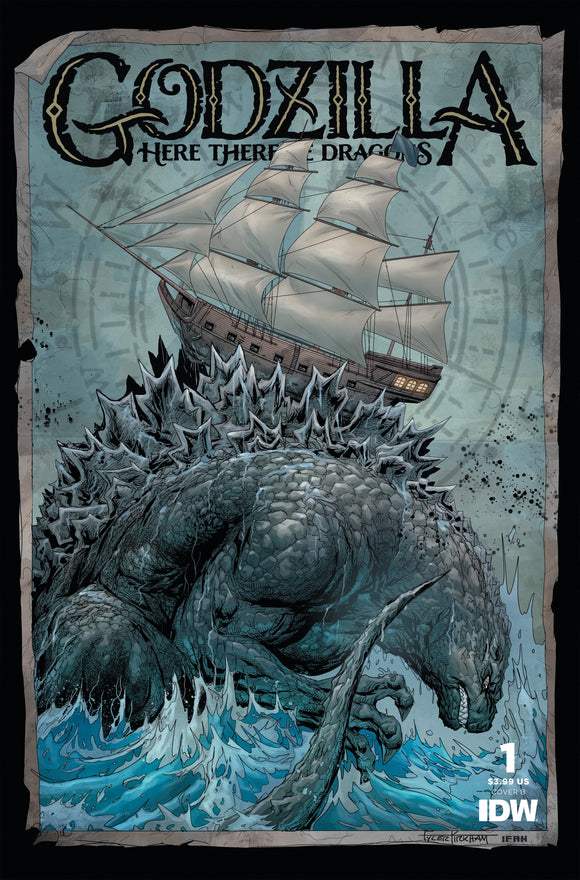 Godzilla: Here There Be Dragons #1 Variant B (Kirkham) (06/21/2023)