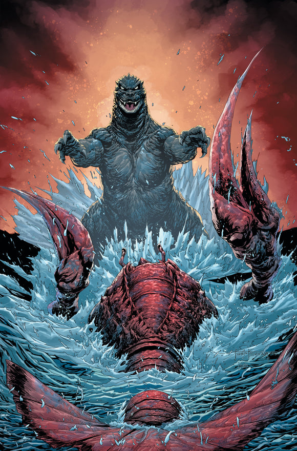 Godzilla: Here There Be Dragons #4 Variant RI (10) (Kirkham Full Art) (10/04/2023)