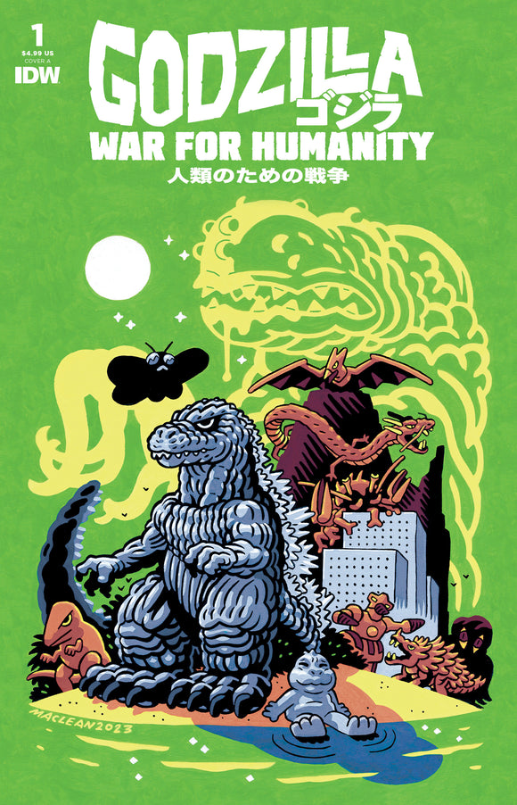 Godzilla: The War for Humanity #1 Cover A (MacLean) (08/16/2023)