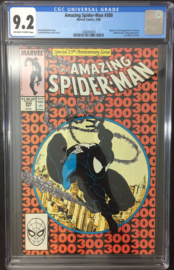 Amazing Spider-Man #300 CGC 9.2 (Shipping Included)