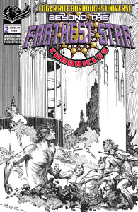 BEYOND THE FARTHEST STAR CHRONICLES 50TH ANNIV #2 CVR B B&W (Limited to 350 Copies)(03/15/2023)