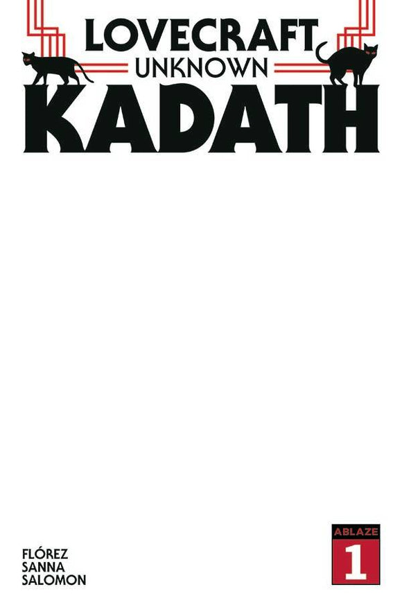 LOVECRAFT UNKNOWN KADATH #1 CVR E BLANK GLOW IN DARK (MR) (09/21/2022)