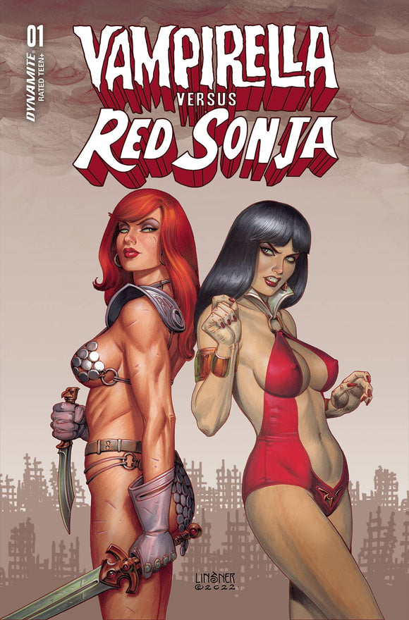 VAMPIRELLA VS RED SONJA #1 CVR B LINSNER (11/02/2022)