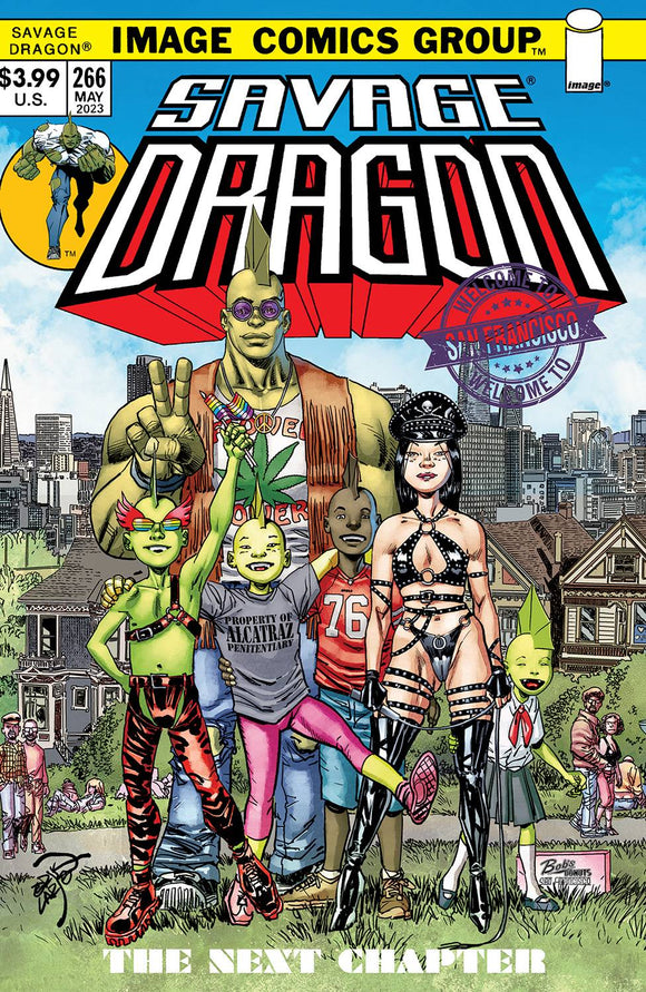 SAVAGE DRAGON #266 CVR B RETRO 70S TRADE DRESS (MR) (07/12/2023)