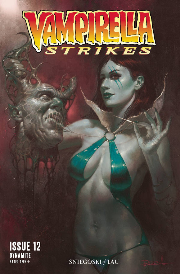 VAMPIRELLA STRIKES #12 CVR M FOC PARRILLO ULTRAVIOLET (04/26/2023)