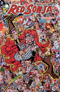 RED SONJA 2023 #1 CVR F COLLAGE (07/19/2023)