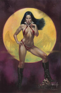 VAMPIRELLA DEAD FLOWERS #1 CVR U FOC PARRILLO FOIL VIRGIN (10/04/2023)