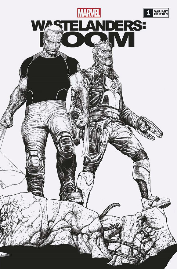 WASTELANDERS: DOOM 1 MCNIVEN CONNECTING BLACK AND WHITE PODCAST VARIANT (01/05/2022)